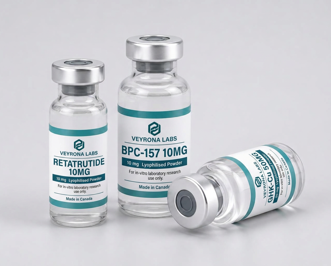 Veyrona Labs research peptide vials